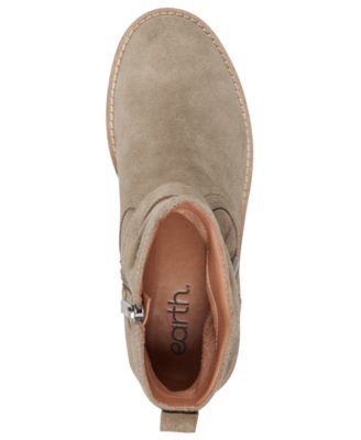 Women's Thrill Buckle Strap Ruched Booties