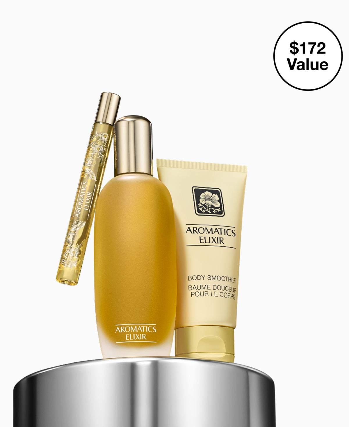 Clinique Aromatics Elixir Riches Signature Perfume Gift Set In Transparent