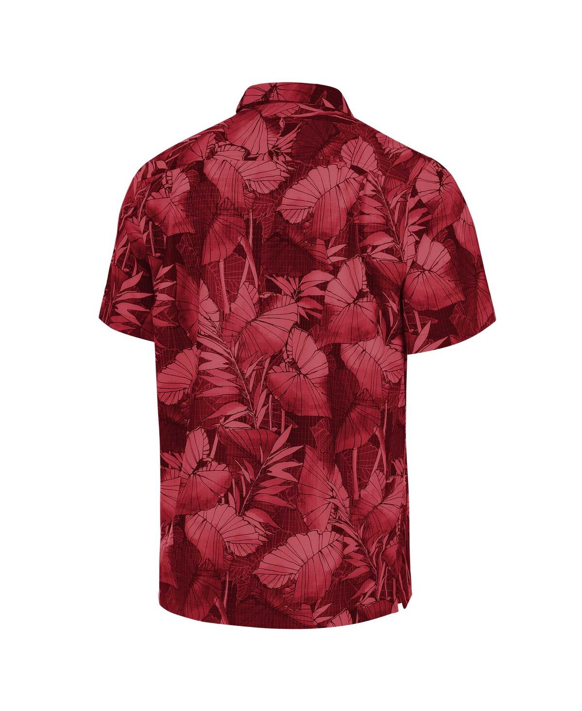 Tommy Bahama Men's Burgundy Washington Commanders Big Tall Coast Nuevo Fronds Islandzone Button-up Shirt In Burgundy