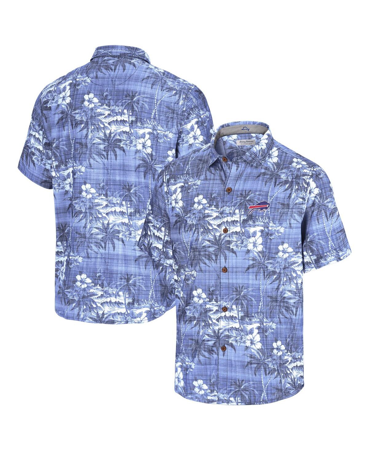 Tommy Bahama Men's Royal Buffalo Bills Coconut Point Isla Palmetta Camp Button-Up Shirt