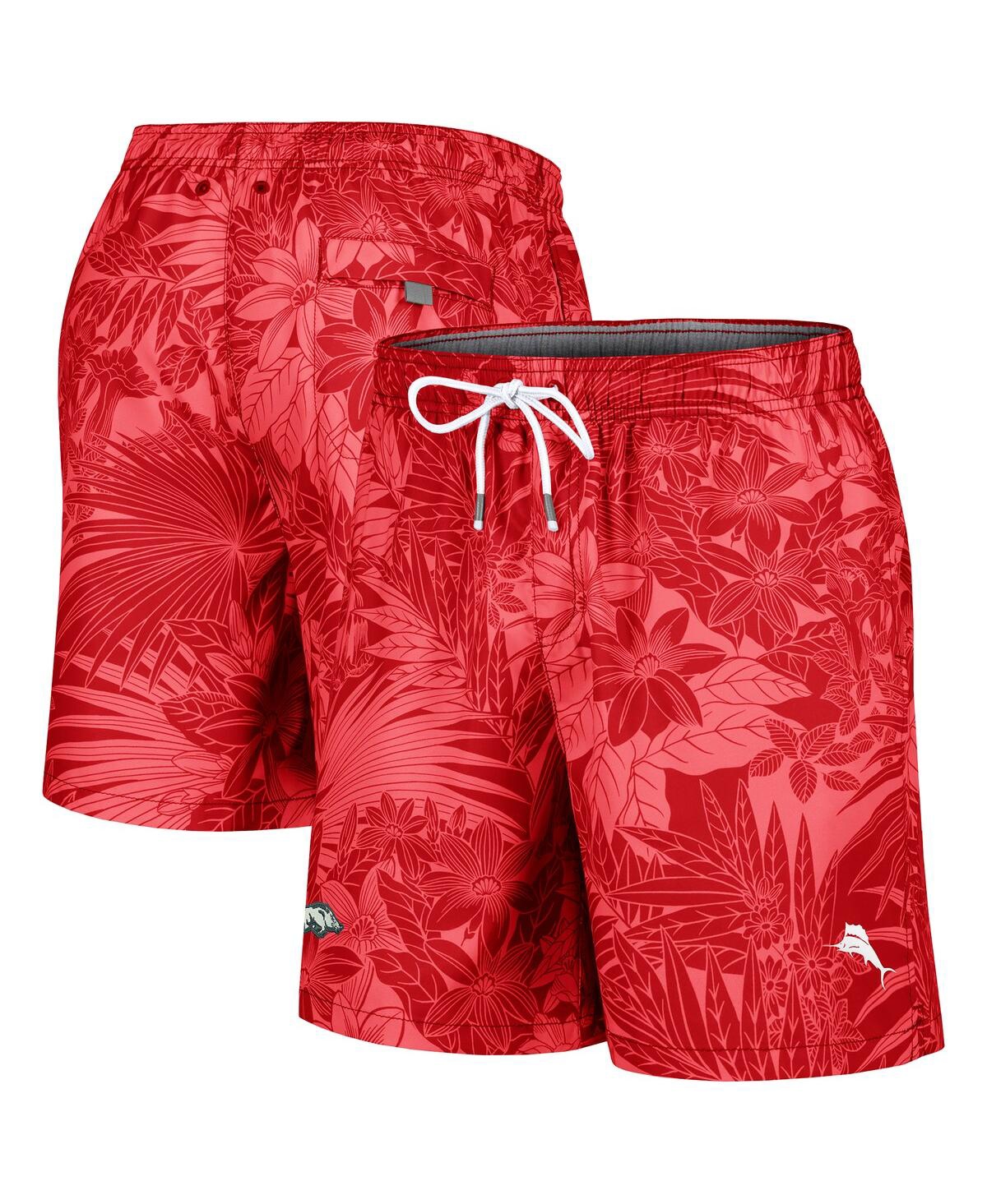 Tommy Bahama Men's Cardinal Arkansas Razorbacks Santiago Palms Board Shorts