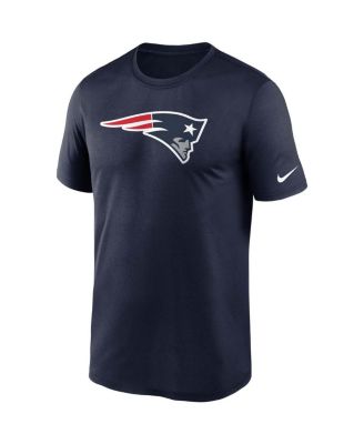Men's Navy New England Patriots Logo Essential Legend Performance T-Shirt