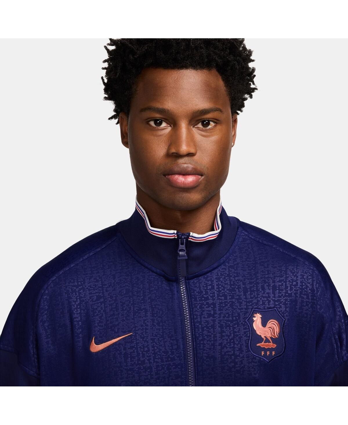 Nike Men'sâ Blue France Women's National Team 2025 Academy Pro Performance Anthem Full-zip Jacket In Blue