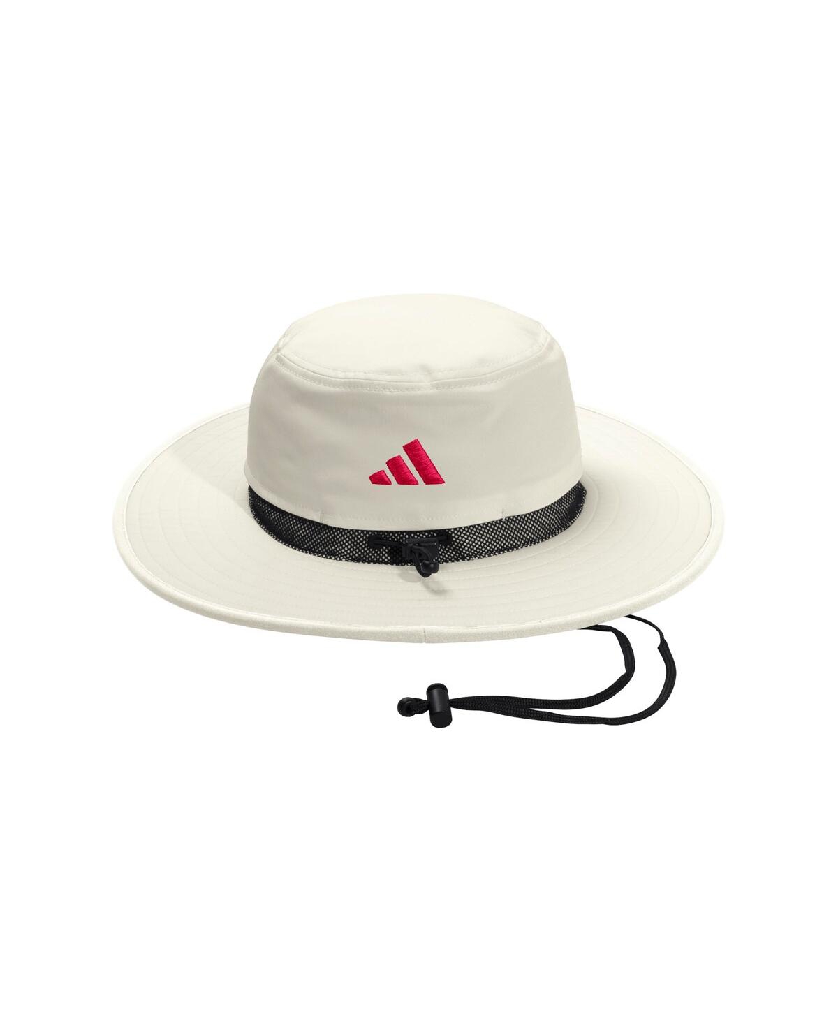 Adidas Originals Men's And Women's Cream Louisville Cardinals Wide Brim Boonie Bucket Hat In White