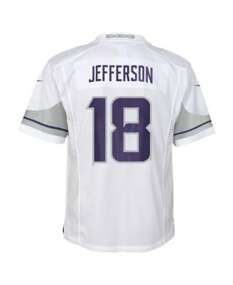 Preschool Justin Jefferson White Minnesota Vikings Alternate Player Game Jersey