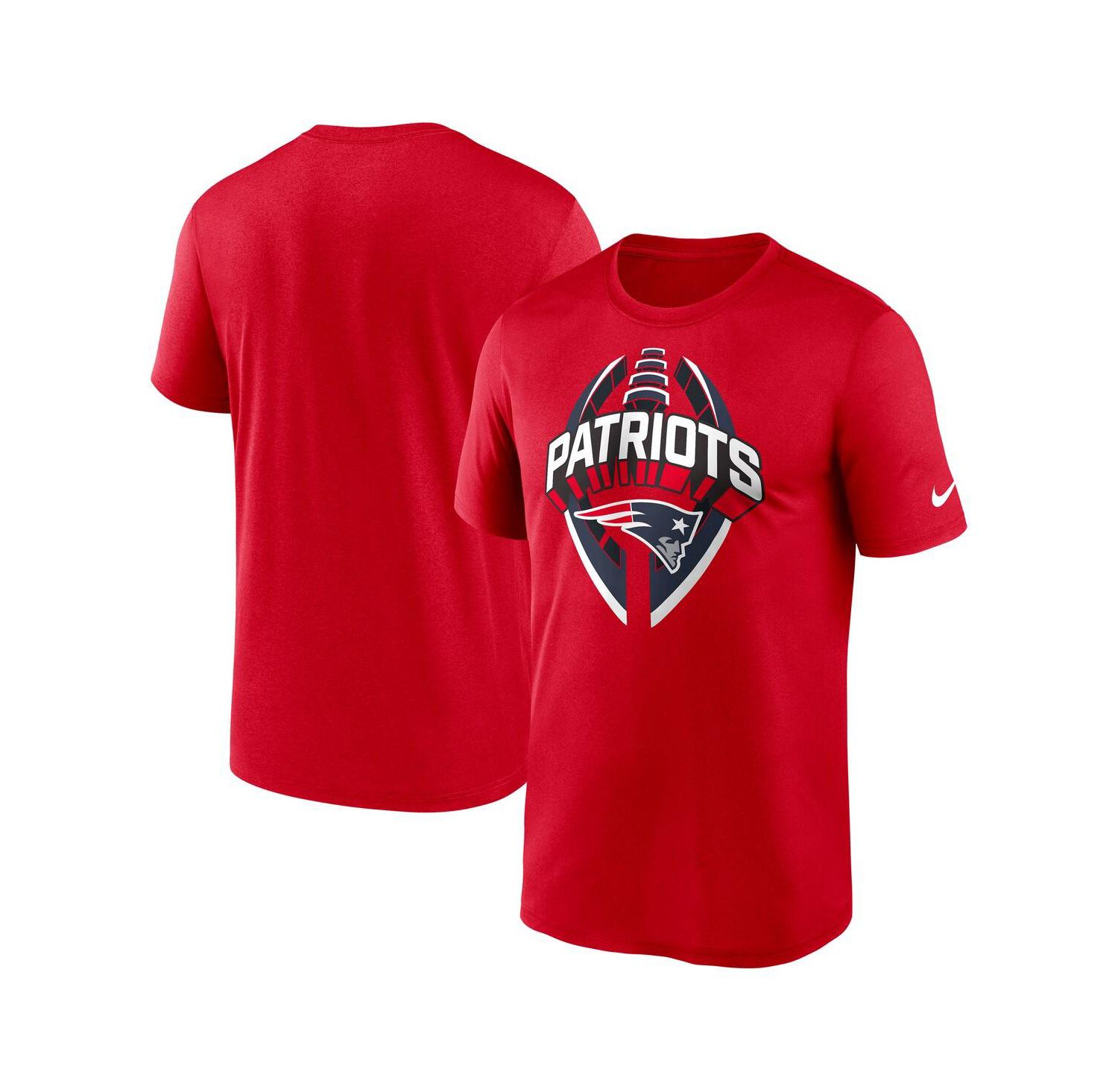 Men's Red New England Patriots Legend Icon Performance T-Shirt