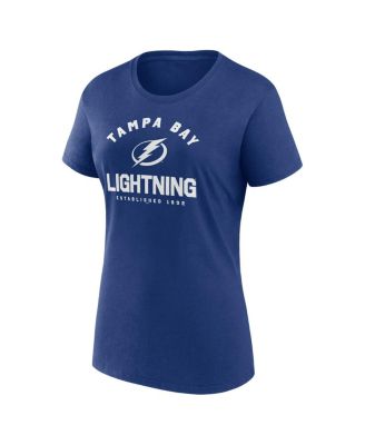 Women's Blue Tampa Bay Lightning Unrivaled T-Shirt