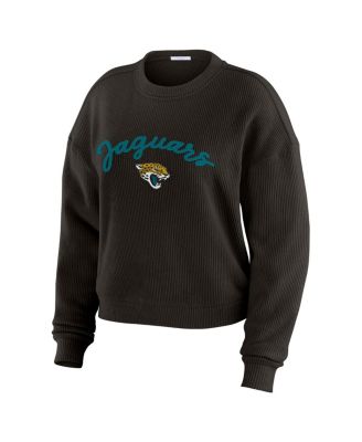 Women's 2-Piece Black Jacksonville Jaguars Knitted Tri-Blend Long Sleeve T-Shirt and Pants Lounge Set