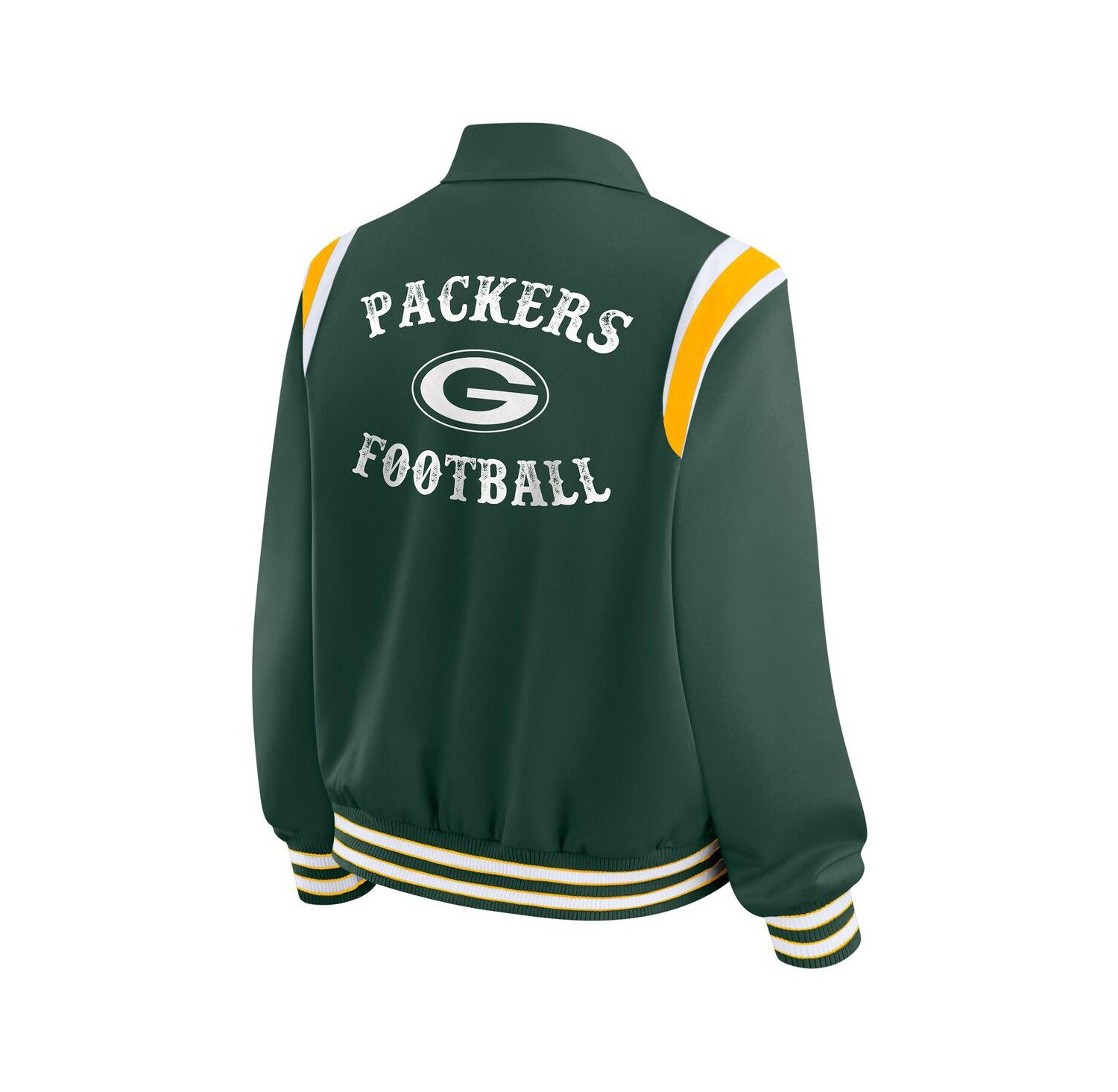Women's Green Bay Packers Varsity Lightweight Full-Snap Jacket