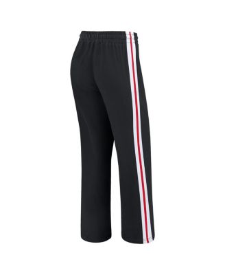 Women's Black Atlanta Falcons Color Block Straight Leg Pants