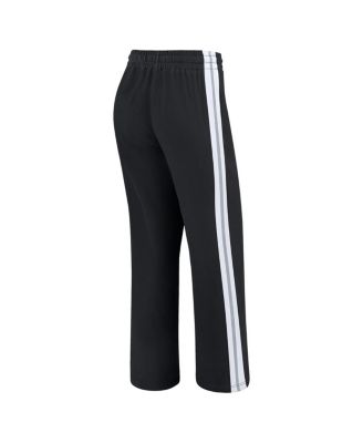Women's Black Las Vegas Raiders Color Block Straight Leg Pants