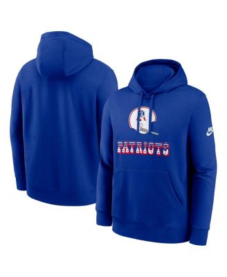 Nike - Men's Royal New England Patriots Best Season Rewind Club Pullover Hoodie