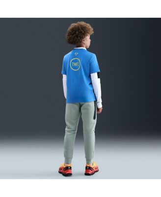 Big Boys and Girls Blue Tottenham Hotspur Total 90 Remix T-Shirt