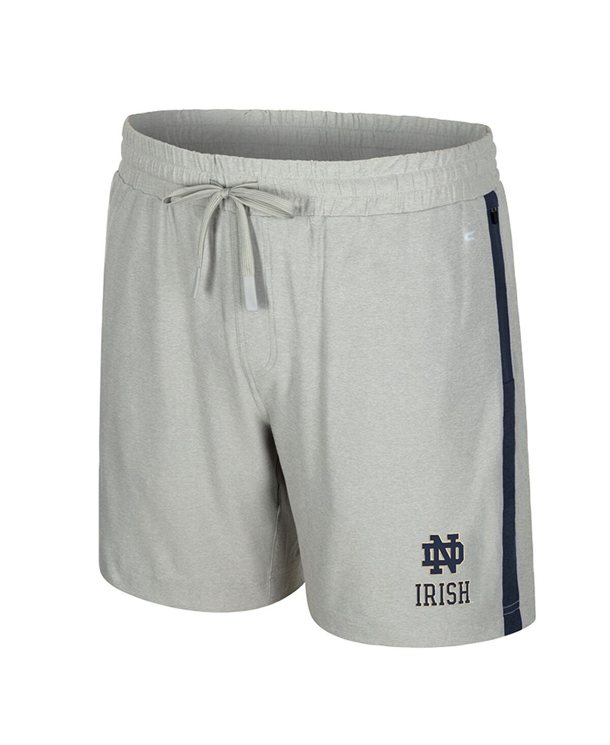 Colosseum Men's Gray Notre Dame Fighting Irish Mac Shorts