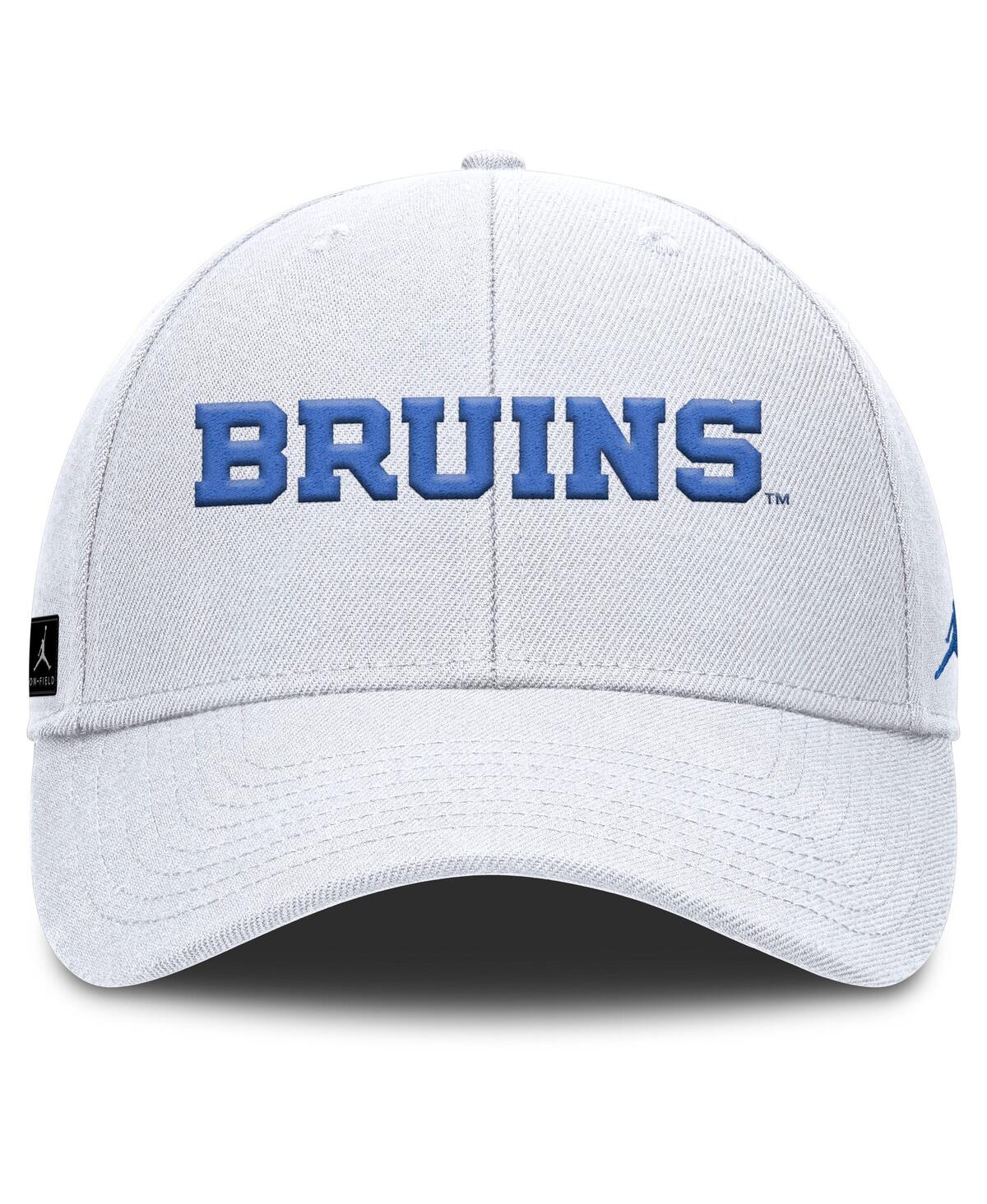 Jordan Men's White Ucla Bruins 2025 On-field Rise Performance Adjustable Hat In White