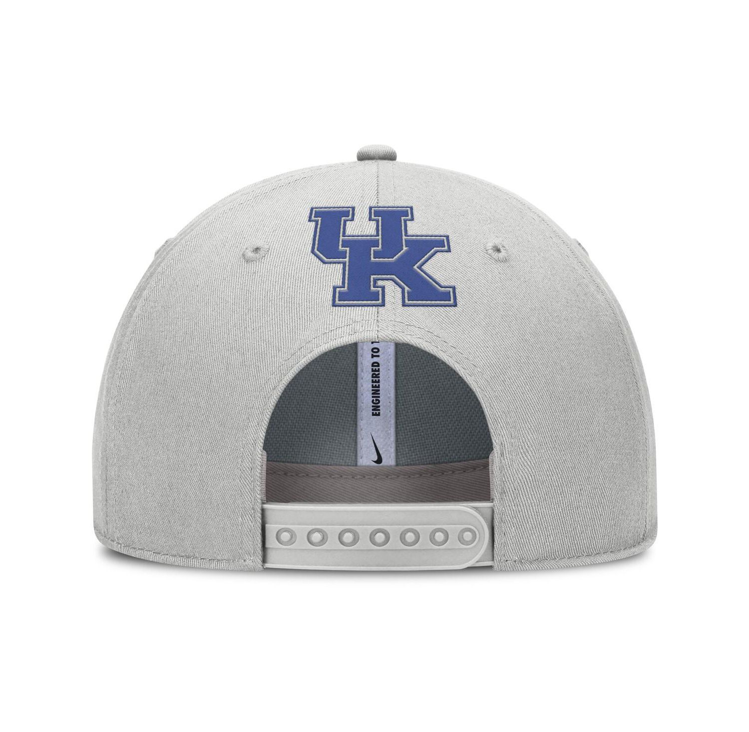Men's Gray Kentucky Wildcats 2025 Sideline Dust Pinched Rise Adjustable Hat
