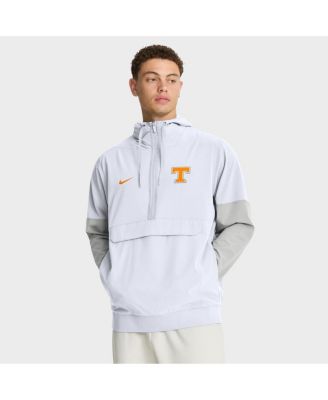 Nike - Men's White Tennessee Volunteers Anorak Half-Zip Hoodie Jacket