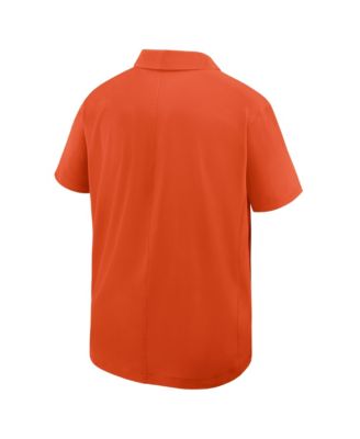 Men's Orange Clemson Tigers 2025 Coaches Sideline Polo Shirt