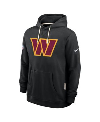 Men's Black Washington Commanders Sideline Standard Issue Initial Home Dri-FIT Hoodie
