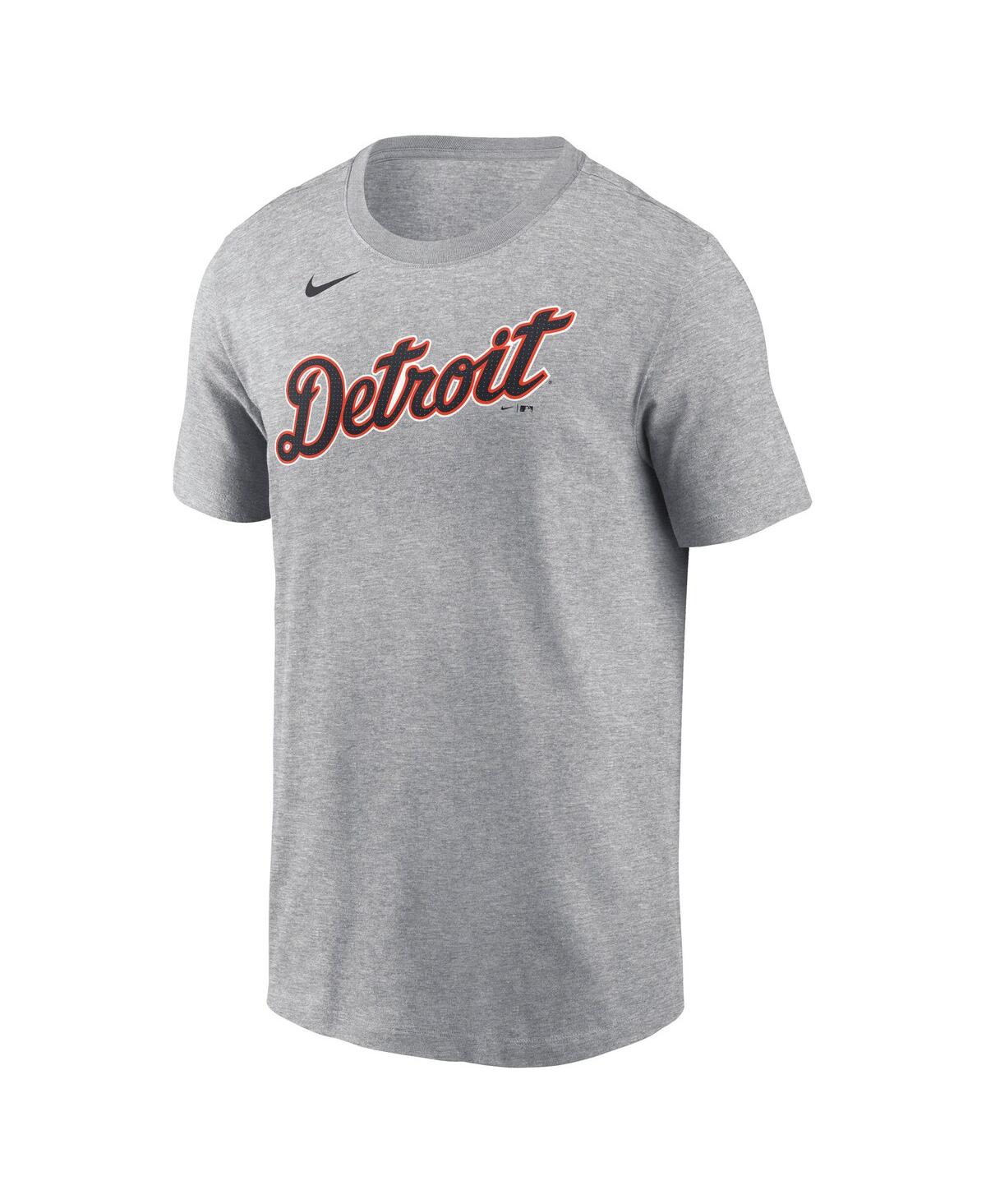 Nike Men's Kerry Carpenter Gray Detroit Tigers Fuse Name Number T-Shirt