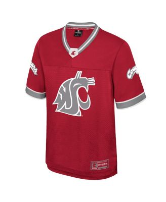 Men's Crimson Washington State Cougars Nothing but the Hits Football Jersey