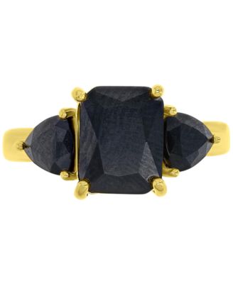 Black Spinel Ring (3.82 ct.t.w.) in Sterling Silver