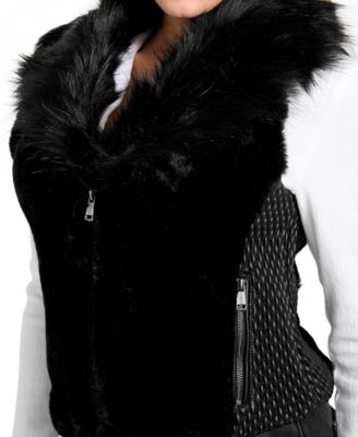 Women's Amari Sleeveless Faux Fur  Vest