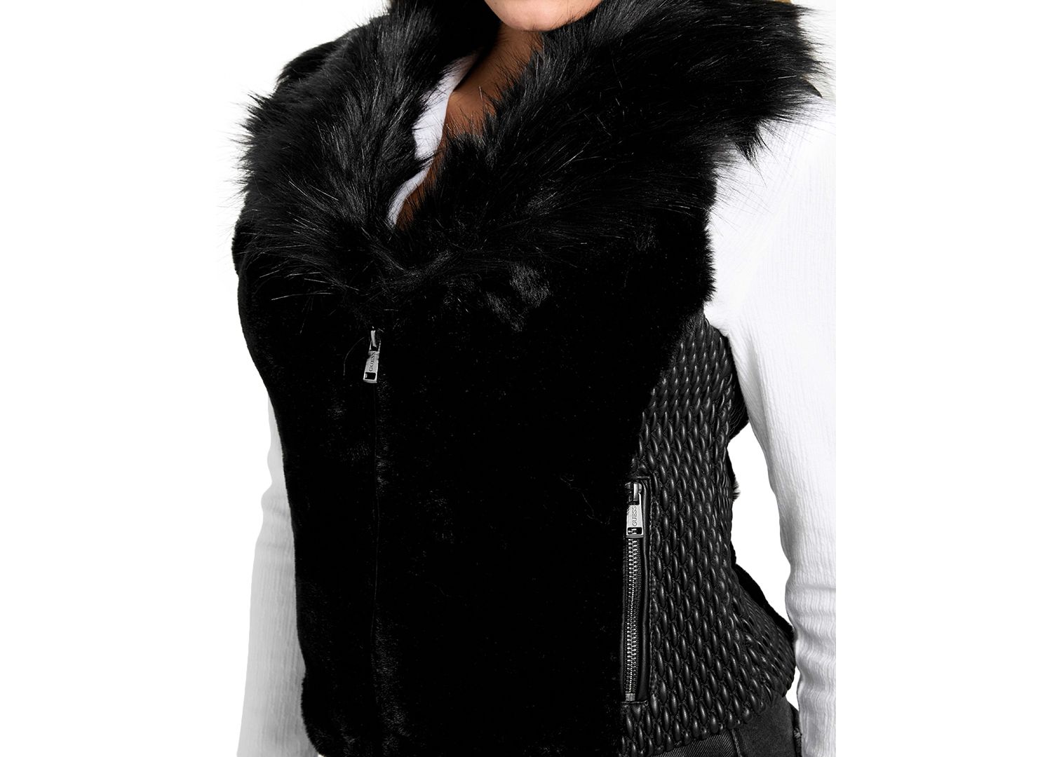 Women's Amari Sleeveless Faux Fur Vest