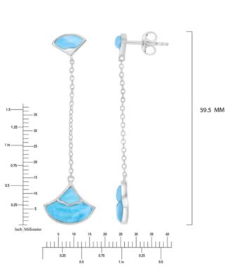 Opal (2 ct. t.w.) Earrings in Sterling Silver