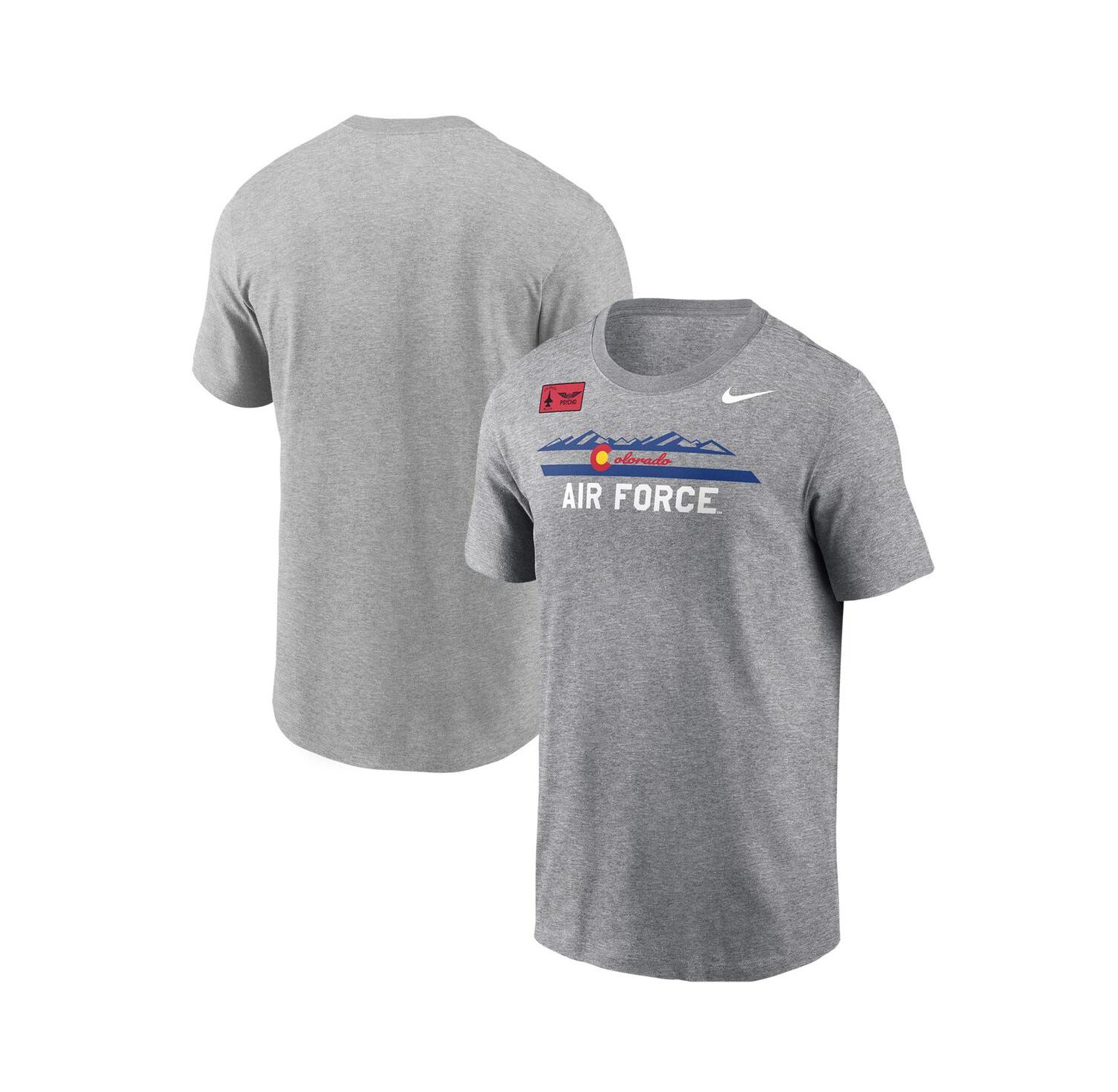 Men's Gray Air Force Falcons APLS Fighting Falcon Collection Rivalry T-Shirt