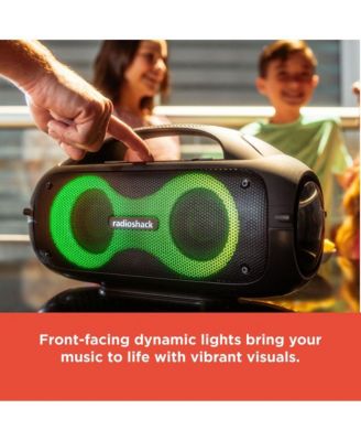 60W Black and Gray Wireless Portable Speaker With Lights True Wireless Audio And Type C-Charging Cable 4001787