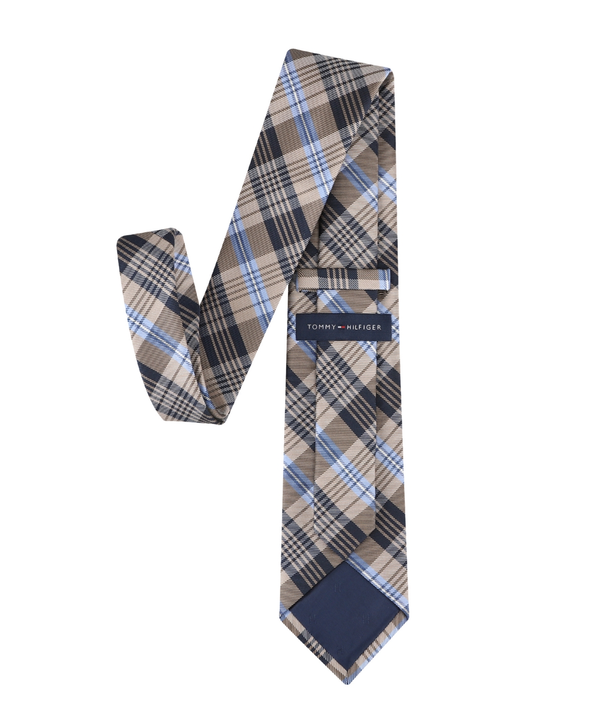 Tommy Hilfiger Men's Grayson Classic Plaid Tie In Brown