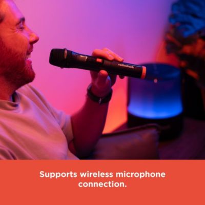 60W Wireless Speaker with Microphone For Karaoke and 360 RGB Lights True Wireless 4001785