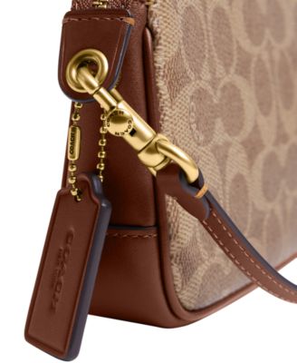 Plaza Mini Signature Canvas Shoulder Bag 18