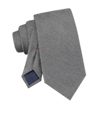 Men's Hazel Herringbone Solid Tie