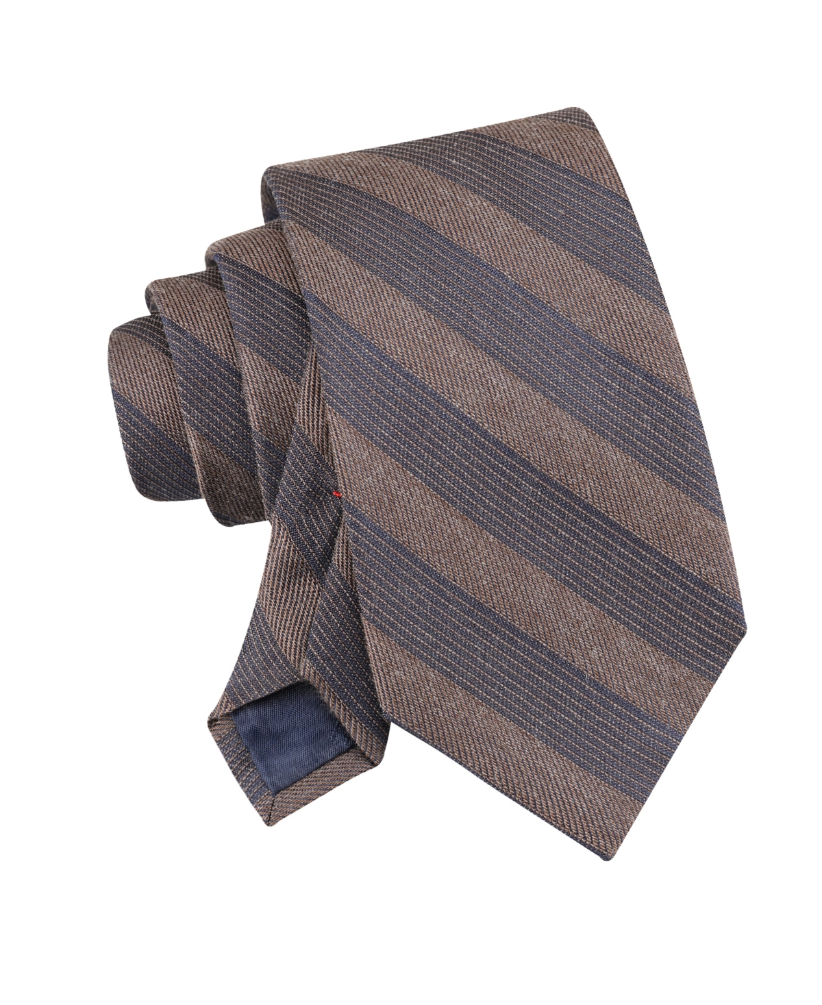 Tommy Hilfiger Men's Striped Tie In Brown