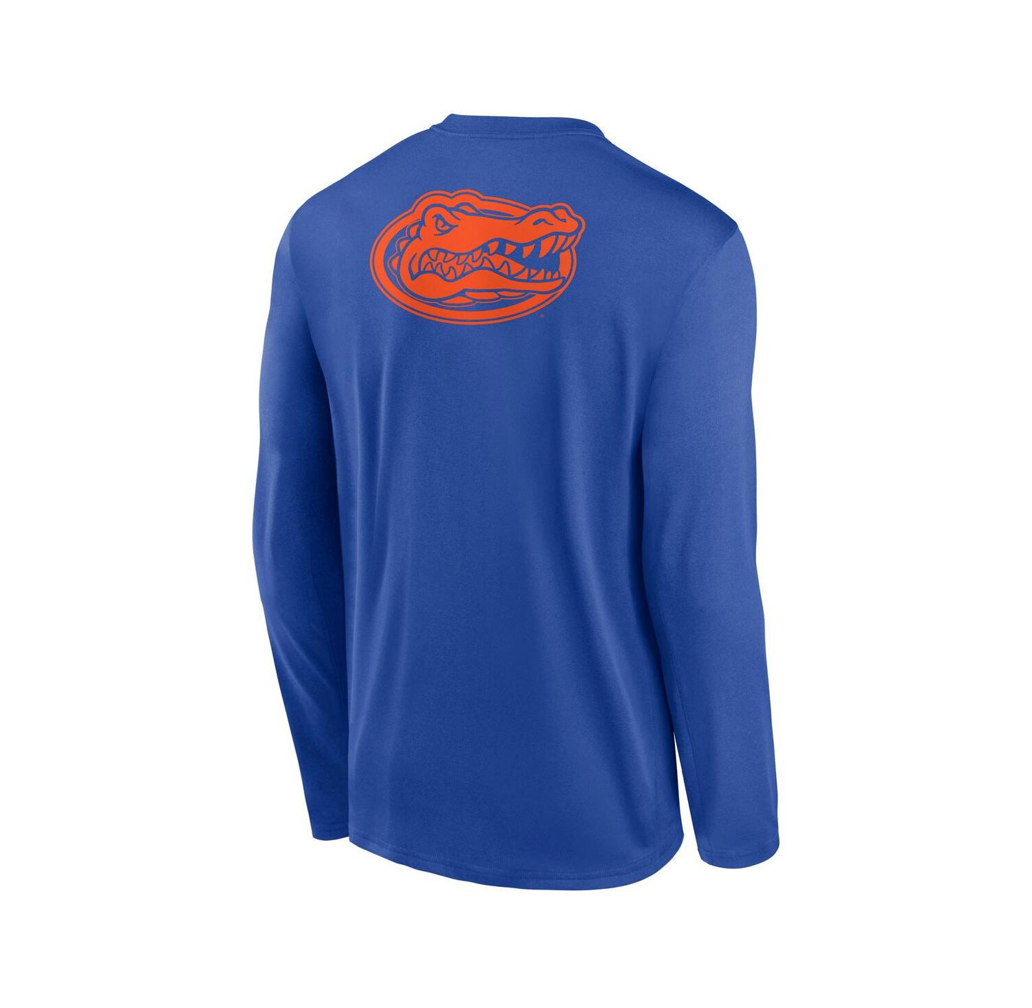 Men's Royal Florida Gators Primetime Campus 2-Hit Legend Long Sleeve T-Shirt