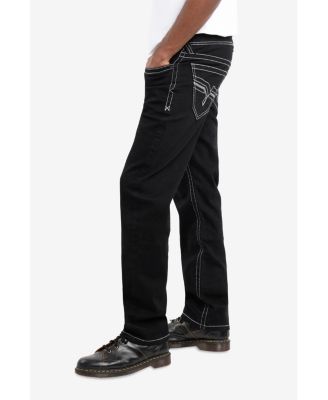 Men's Saddle Stitch Straight Fit Jeans