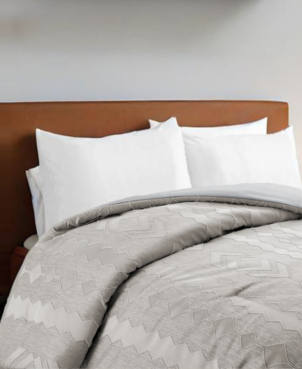 Unikome All Season Textured Jacquard Down Alternative Comforter