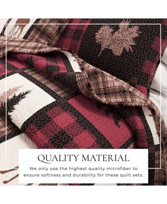 Rustic Lodge All-Season 3 Pc Quilt Set
