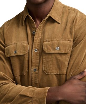 Men's Long Sleeve Corduroy Utility Shirt