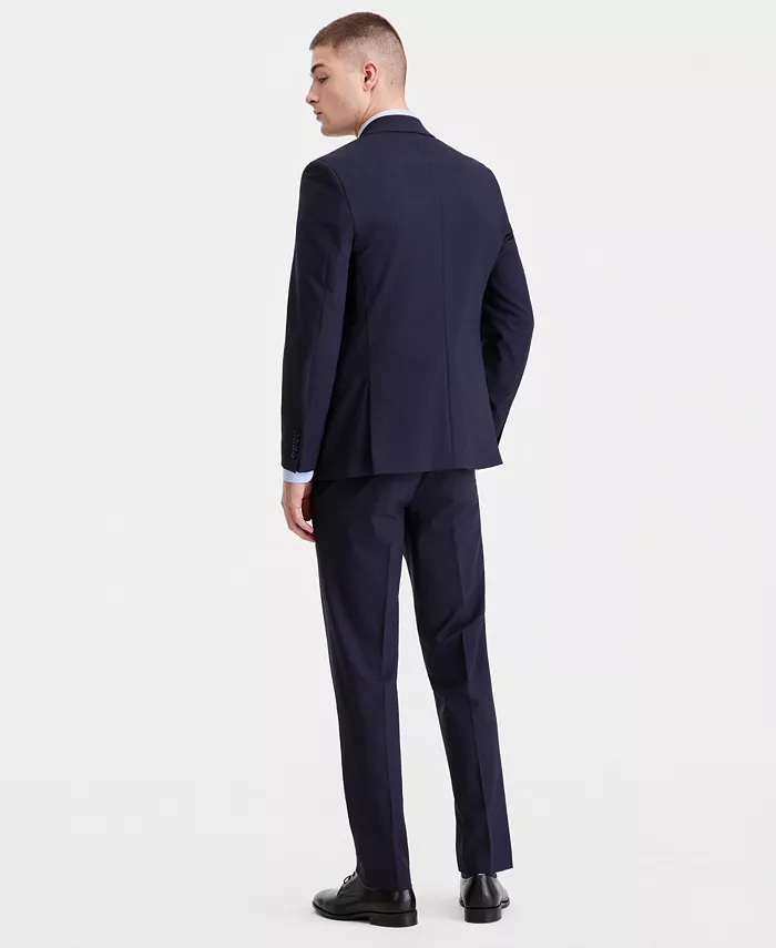 Men's Slim-Fit Solid Wool Suit Separates - thumbnail 2