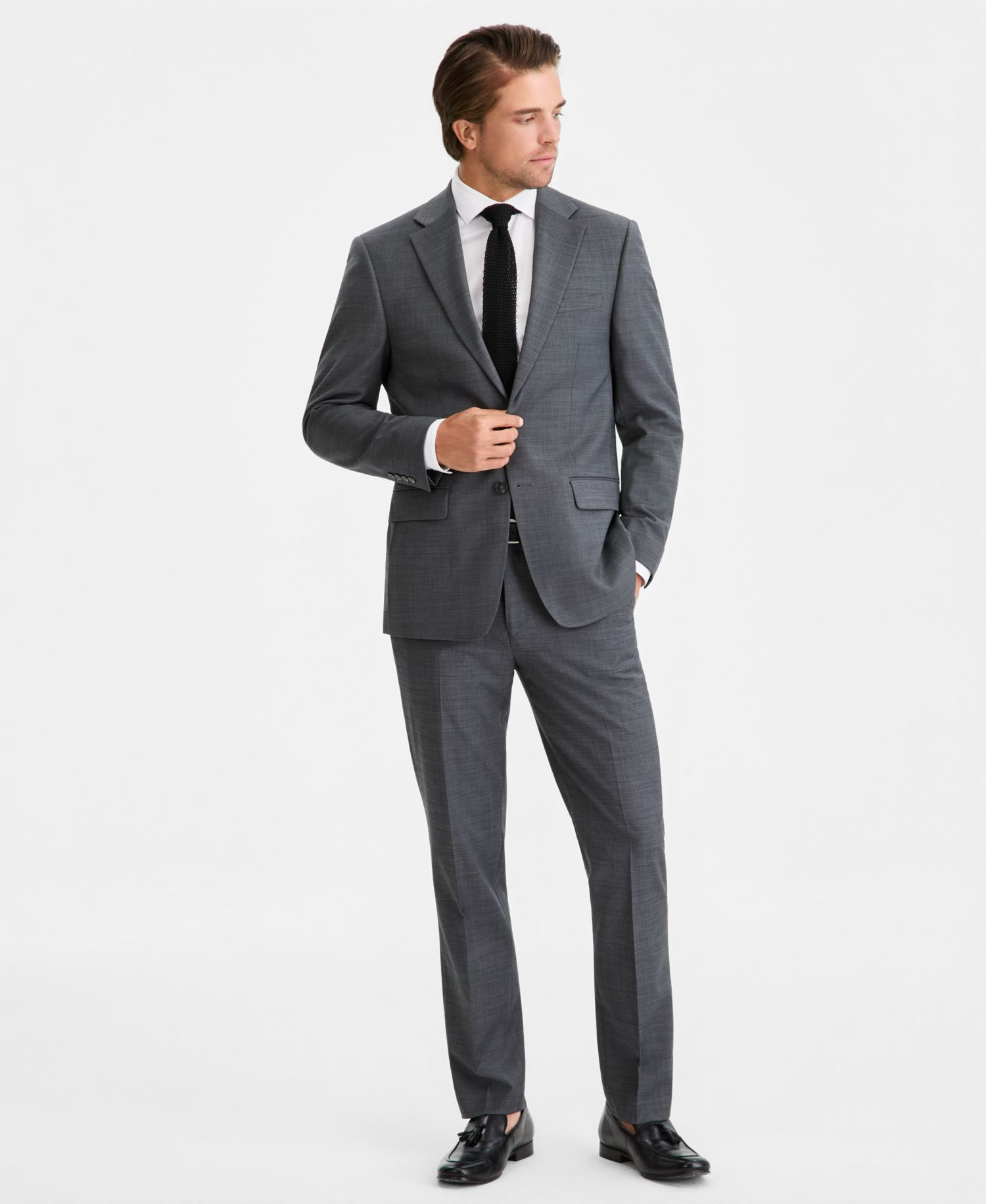 Men's Slim-Fit Wool-Blend Stretch Suit Jackets