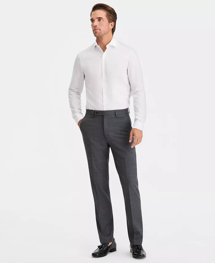 Men's Slim-Fit Wool-Blend Stretch Suit Pants