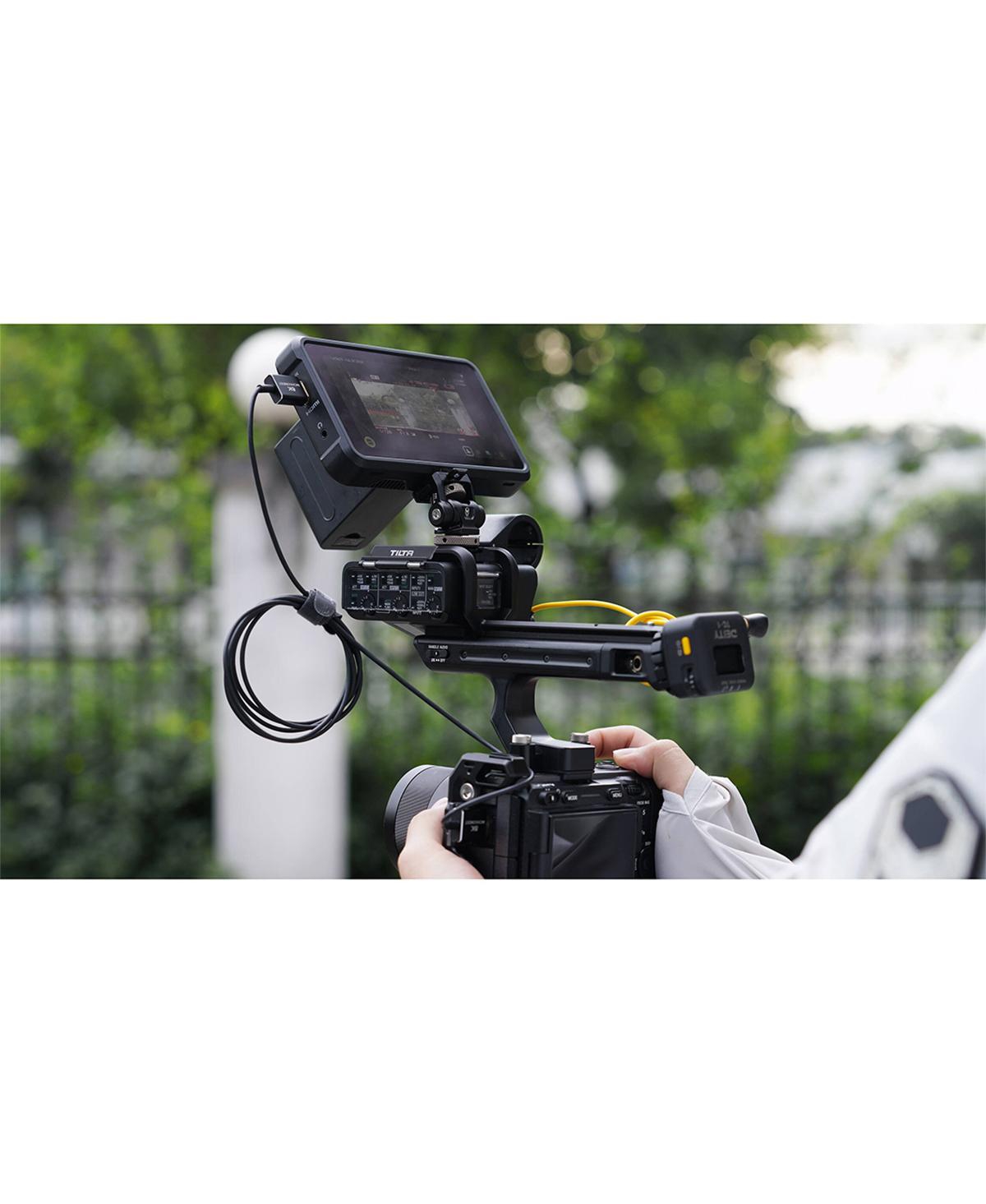 Tilta Xlr Extension Bracket for Sony FX3 Xlr-H1 Top Handle, Black