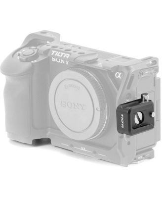 Cold Shoe Receiver Adapter with Locking Pin, Black