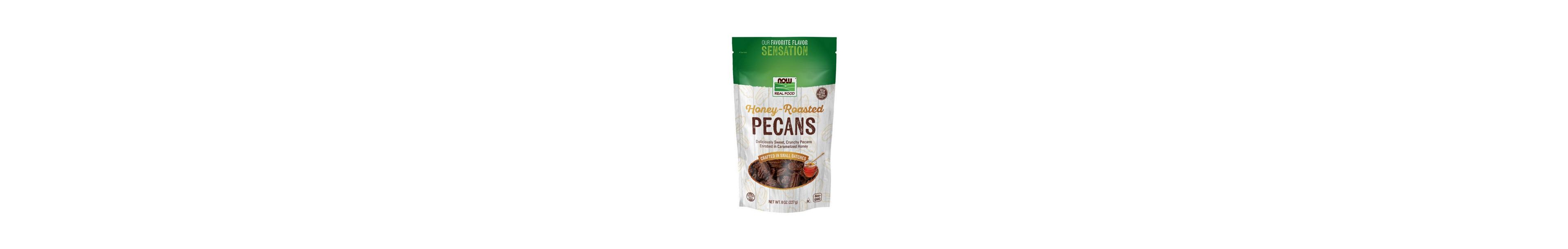 Now Foods Honey Roasted Pecans ,8 Oz