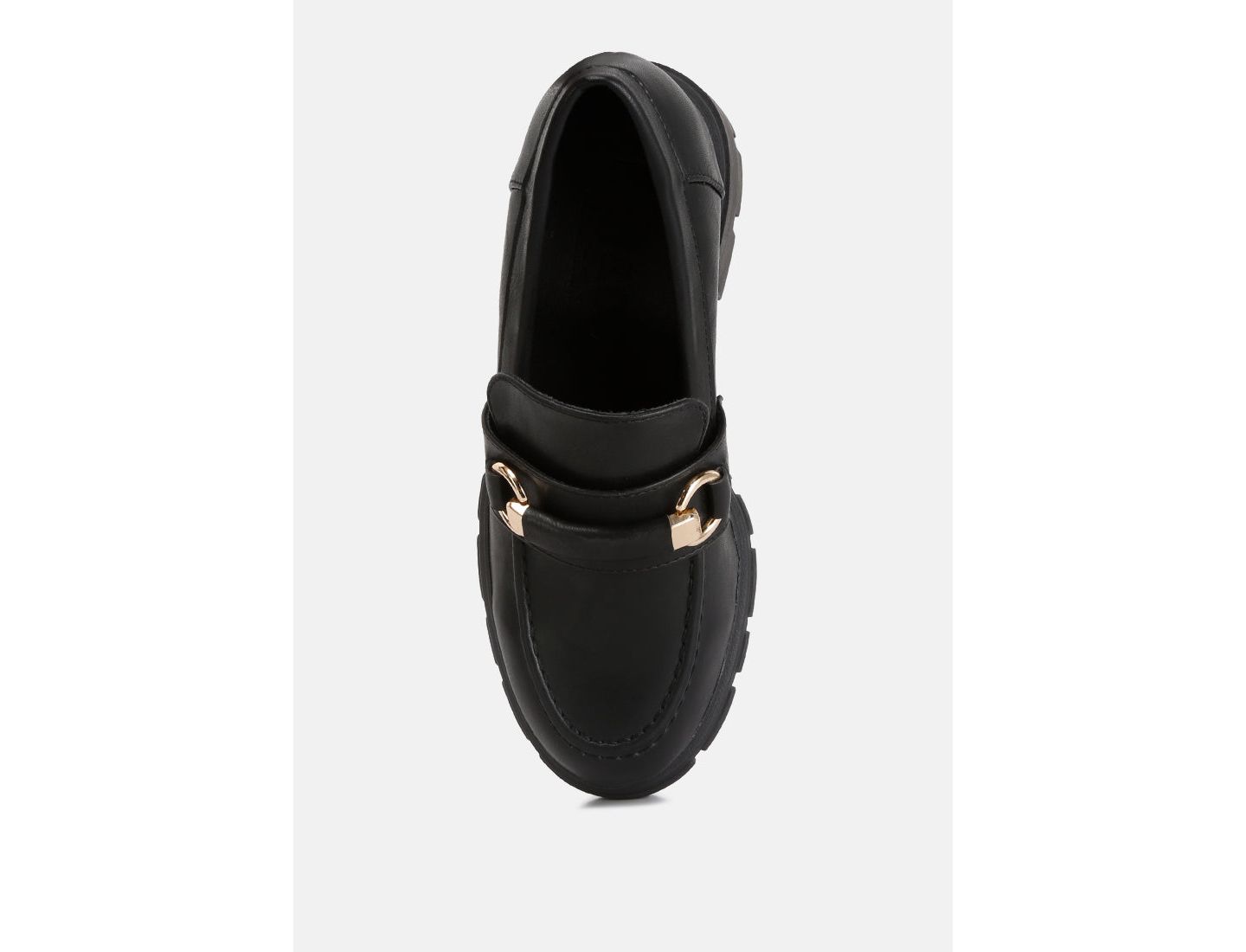 Женские туфли Rag & Co Evangeline Chunky Platform, цвет: Чёрная искусственная кожа — фото 6
