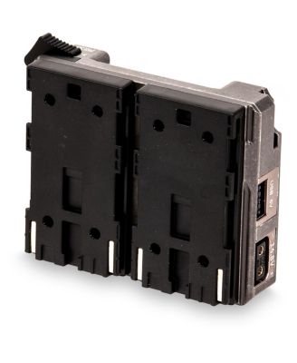 Dual Canon BP to Gold Mount Adapter Battery Plate for RED KOMODO, Tactical Gray