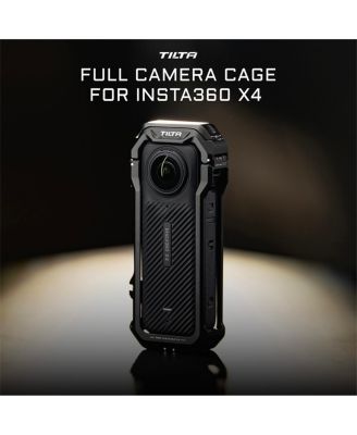 Full Camera Cage for Insta360 X4 Action Camera, Black